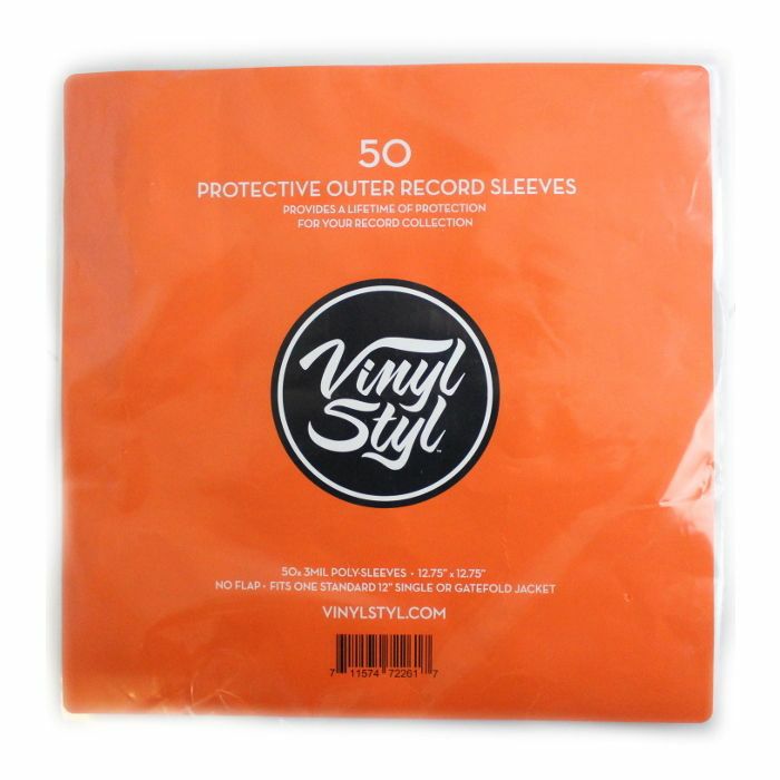 VINYL STYL - Vinyl Styl 12" LP Protective Outer Record Sleeves (50 pack)