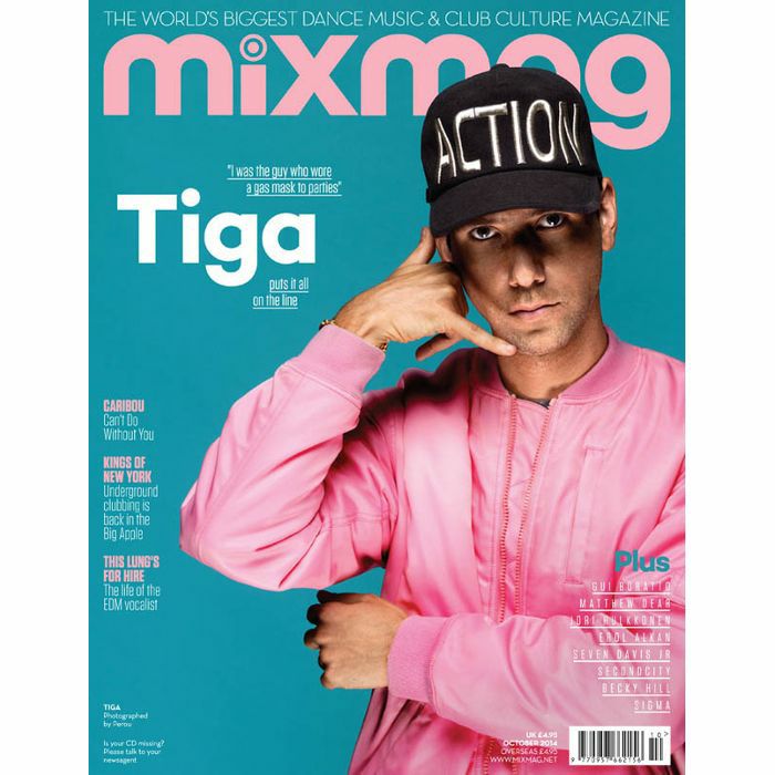MIXMAG - Mixmag Magazine: Issue 281 October 2014 (incl free Tiga mix CD)