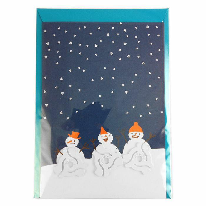 FACTORY ROAD - Factory Road Dink 45 Adapter Christmas Card (Snowman)