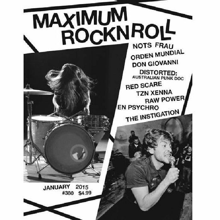 MAXIMUM ROCK'N'ROLL - Maximum Rock N Roll Magazine Issue #380: January 2015