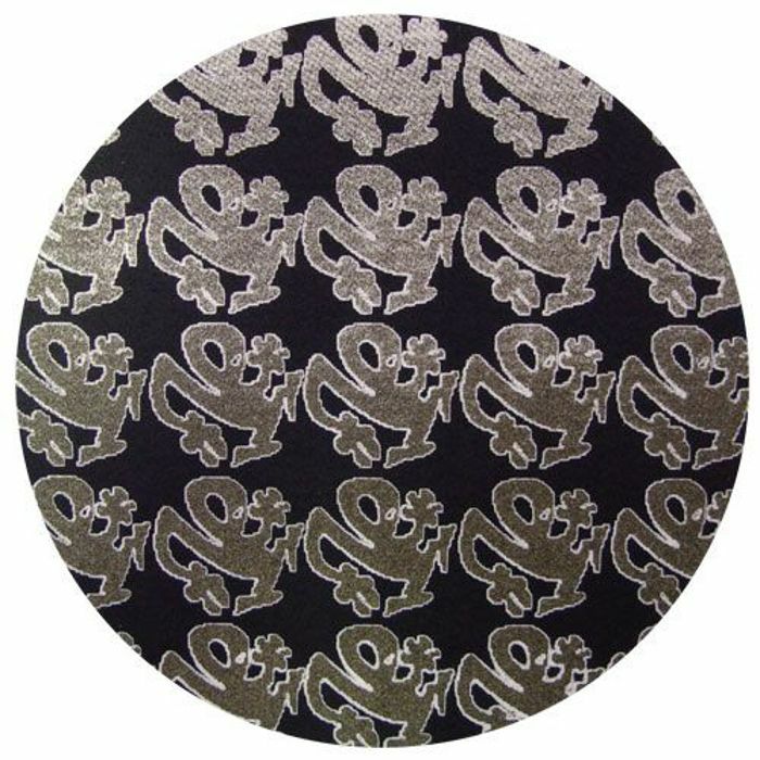 Slipmat Factory Plasticman Metallic Slipmats (pair, black/grey) at Juno