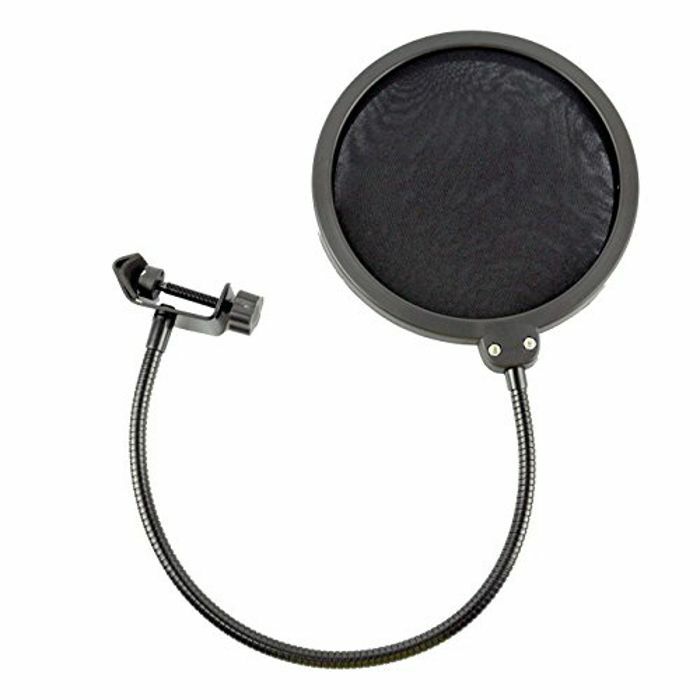 SOUNDLAB - SoundLAB Pop Shield With Adjustable Clip (black)