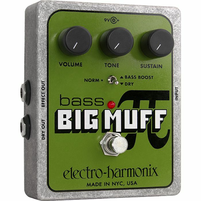 ELECTRO-HARMONIX - Electro-Harmonix Bass Big Muff Pi Fuzz/Distortion/Sustainer Effects Pedal