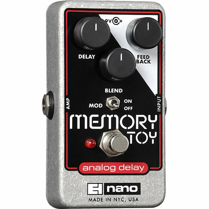 ELECTRO-HARMONIX - Electro-Harmonix Memory Toy Analogue Delay Effects Pedal With Modulation