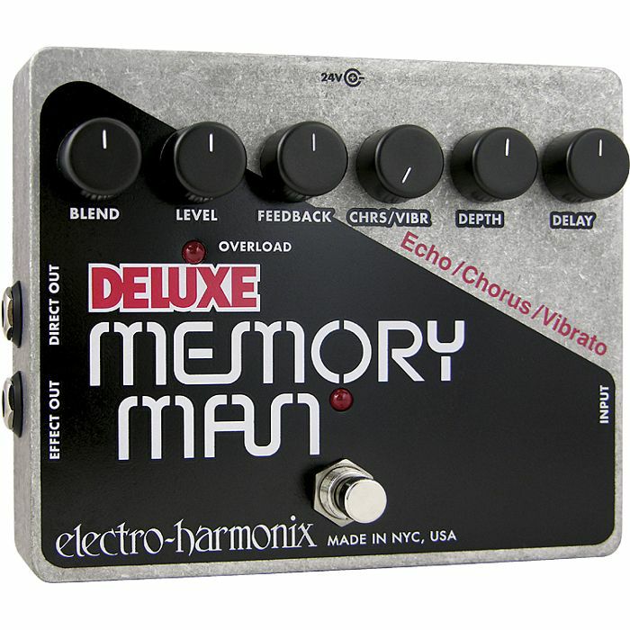 ELECTRO HARMONIX - Electro Harmonix Deluxe Memory Man Analog Delay Chorus Vibrato Pedal