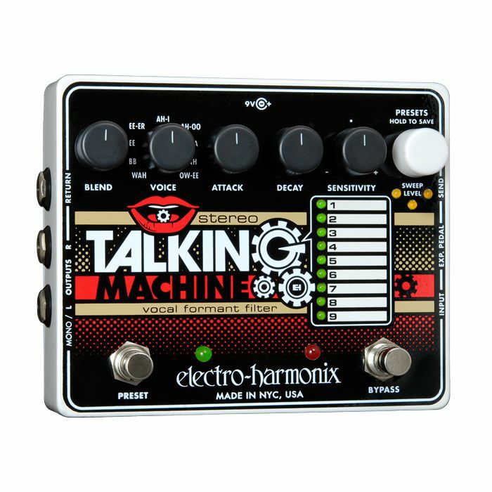 ELECTRO HARMONIX - Electro Harmonix Stereo Talking Machine Vocal Formant Filter Pedal