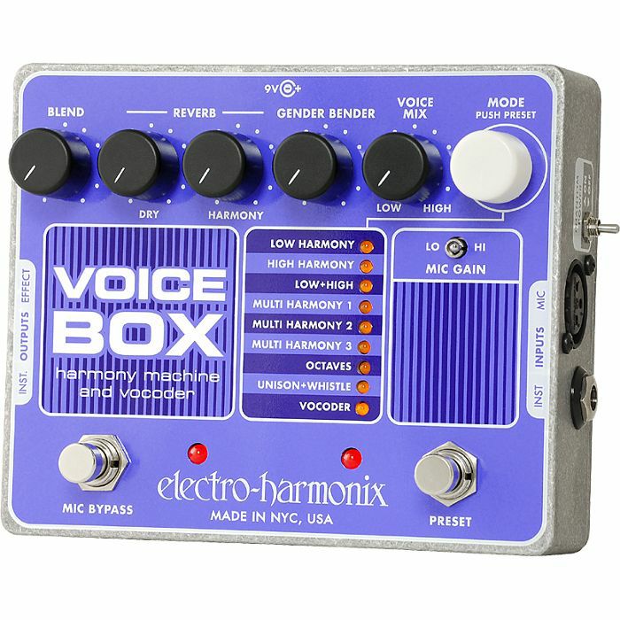 ELECTRO-HARMONIX - Electro-Harmonix Voice Box Digital Vocal Harmony Machine/Vocoder Effects Pedal