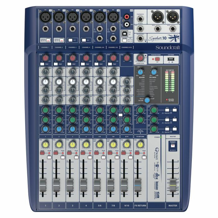 SOUNDCRAFT - Soundcraft Signature 10 Analogue Studio Mixer With Onboard Effects