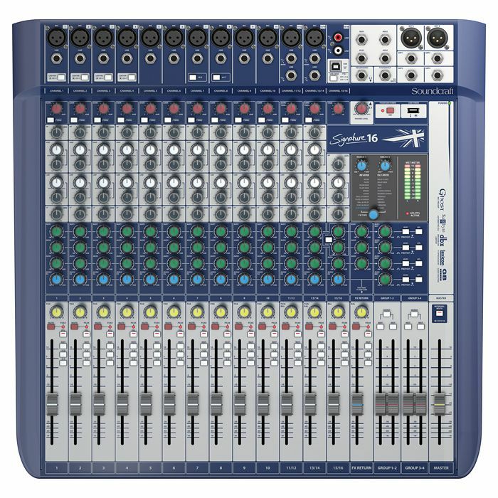 SOUNDCRAFT - Soundcraft Signature 16 Analogue Mixer With Onboard Effects