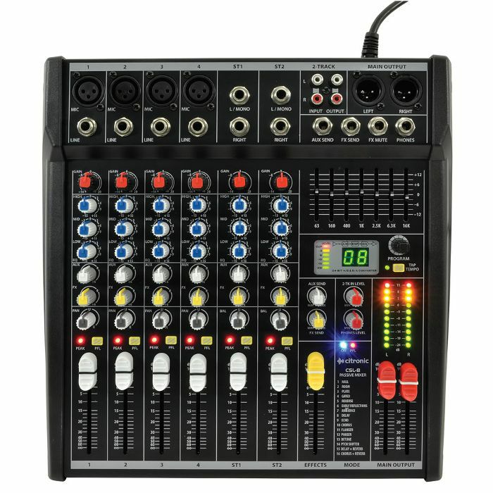 CITRONIC - Citronic CSL8 Mixing Console With DSP Effects