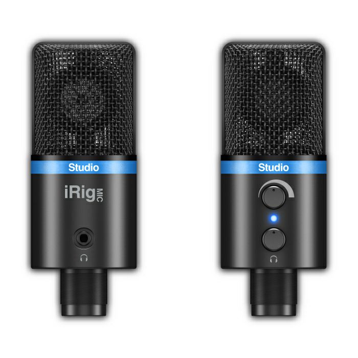 IK MULTIMEDIA - IK Multimedia iRig Mic Studio Condenser Microphone For iPhone iPad iPod Touch Mac PC & Android (black)