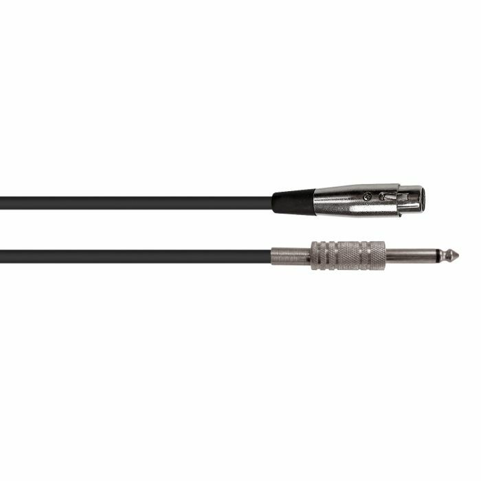SOUND LAB - Sound LAB Unbalanced XLR To 6.35mm Jack Plug Microphone Lead (6.0m, black)