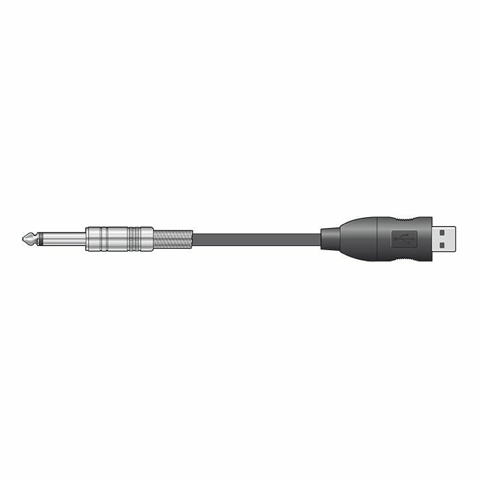 CHORD - Chord 6.3mm Mono Jack Plug To USB Type A Audio Converter Lead