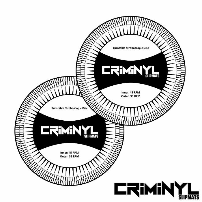 CRIMINYL - Criminyl Stroboscopic 12" Slipmats (pair)