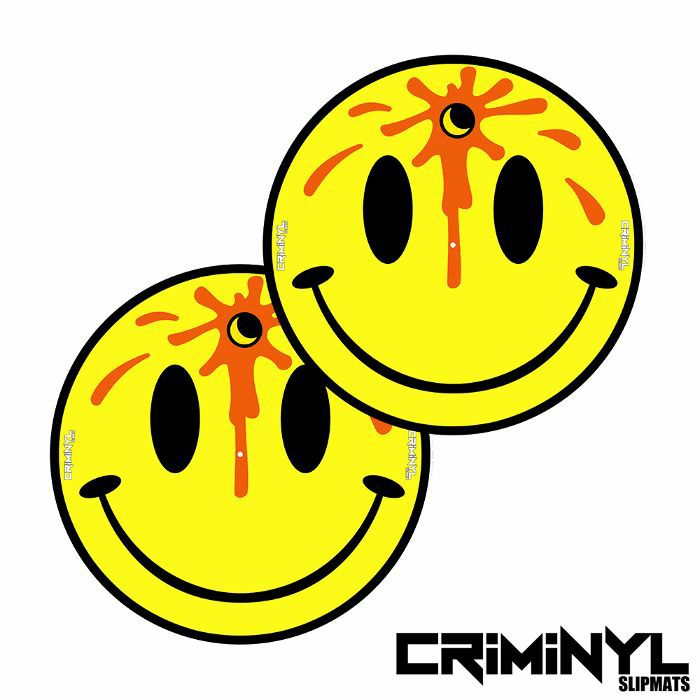 CRIMINYL - Criminyl Dead Smiley 7" Slipmats (pair)