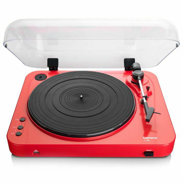 LENCO - Lenco L85 Turntable With USB Direct Recording (red)