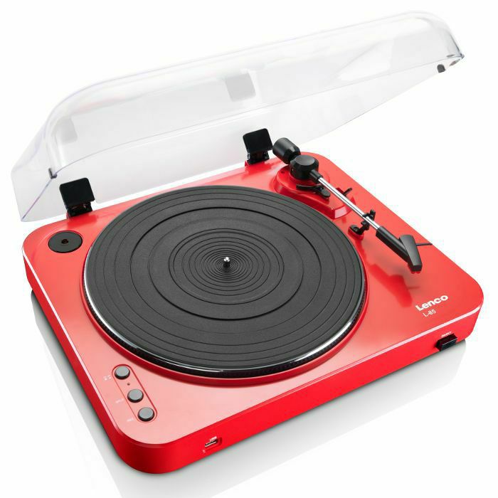 Lenco L85 Turntable With USB Direct Recording (red) at Juno Records.