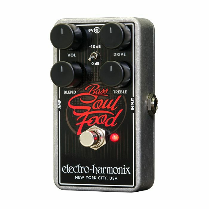 ELECTRO-HARMONIX - Electro-Harmonix Bass Soul Food Analogue Overdrive Effects Pedal