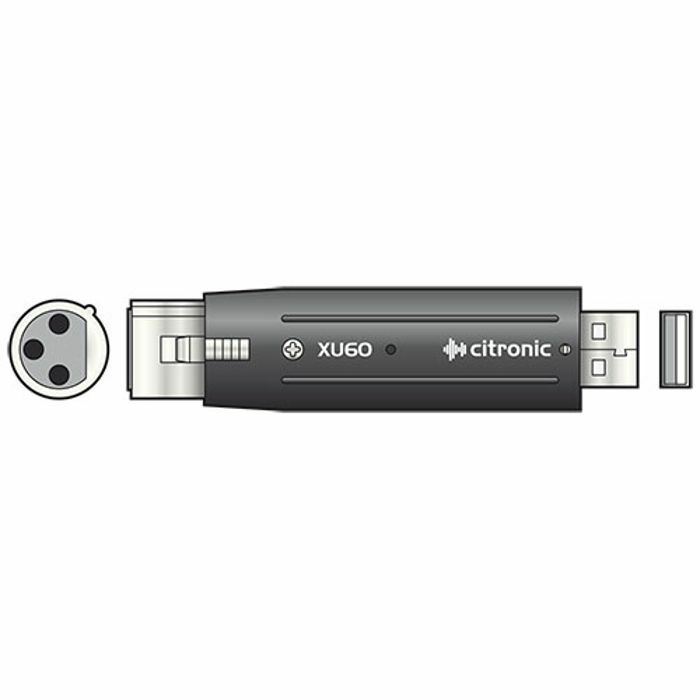 CITRONIC - Citronic Female XLR To USB Adaptor Interface