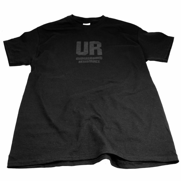 UNDERGROUND RESISTANCE - Underground Resistance UR Logo T-shirt (black, medium)