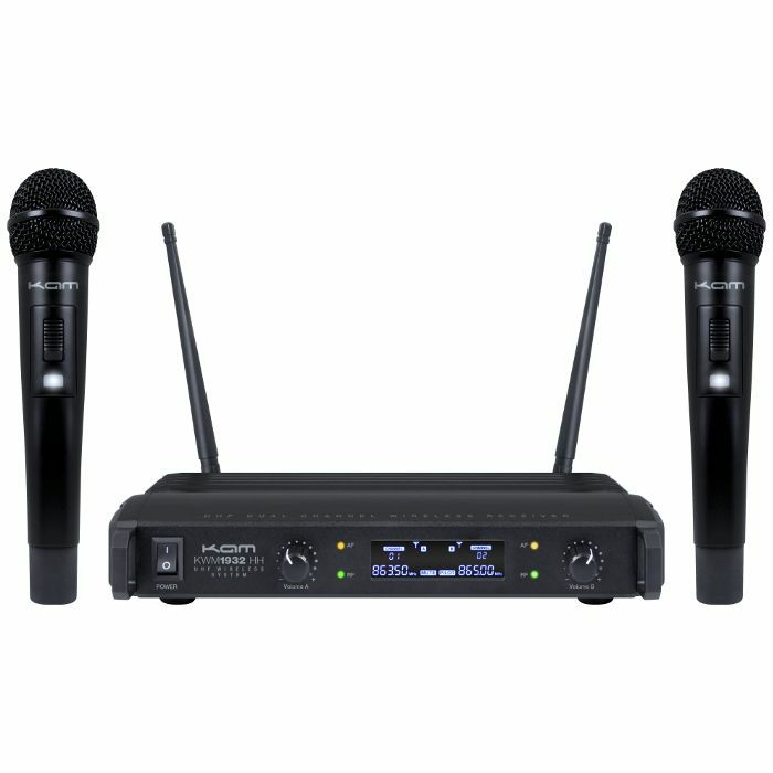 KAM - Kam KWM1932 HH Dual UHF Wireless Microphone System (863.5/865.0 MHz)