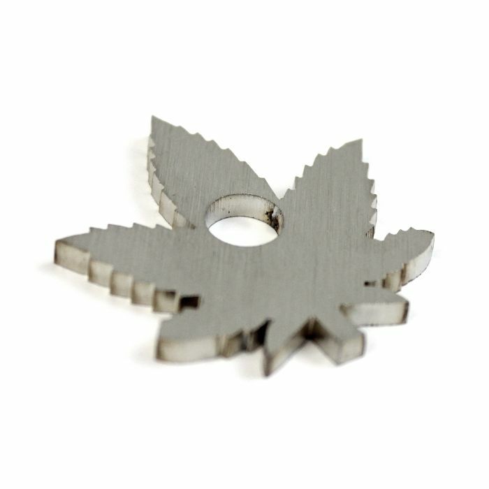 NICE UP! - Nice Up Records Ganja Leaf Metal 45 Adapter