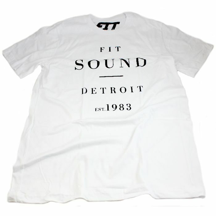 FIT SOUND - Fit Sound T-Shirt (medium, white with black print)