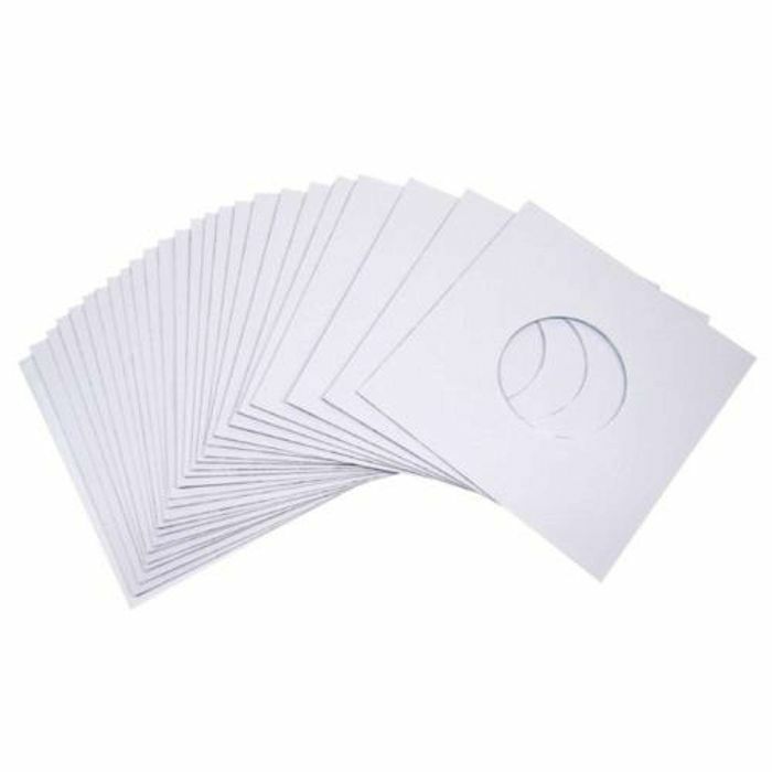 MUKATSUKU - MPO 10 Gram Quality 7" White Paper Inner Sleeves (pack of 100)