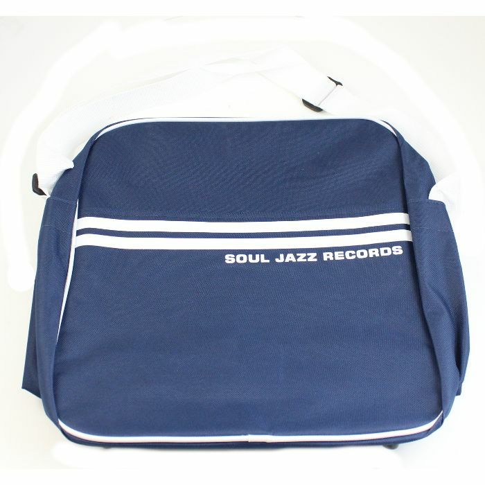 SOUL JAZZ - Soul Jazz 12" Record Bag (classic navy blue & white)