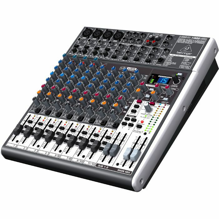 behringer x1622 usb xenyx mixer with tracktion recording