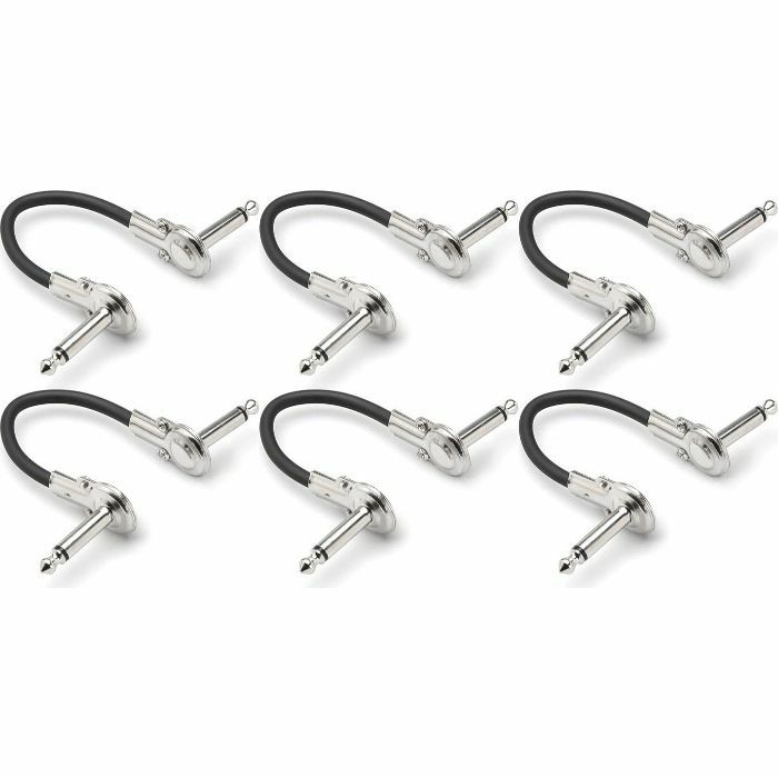 HOSA - Hosa 6" Guitar Pedal Patch Cables (pack of 6)