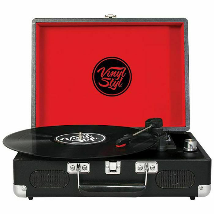 VINYL STYL - Vinyl Styl Groove Portable 3 Speed Turntable (black)