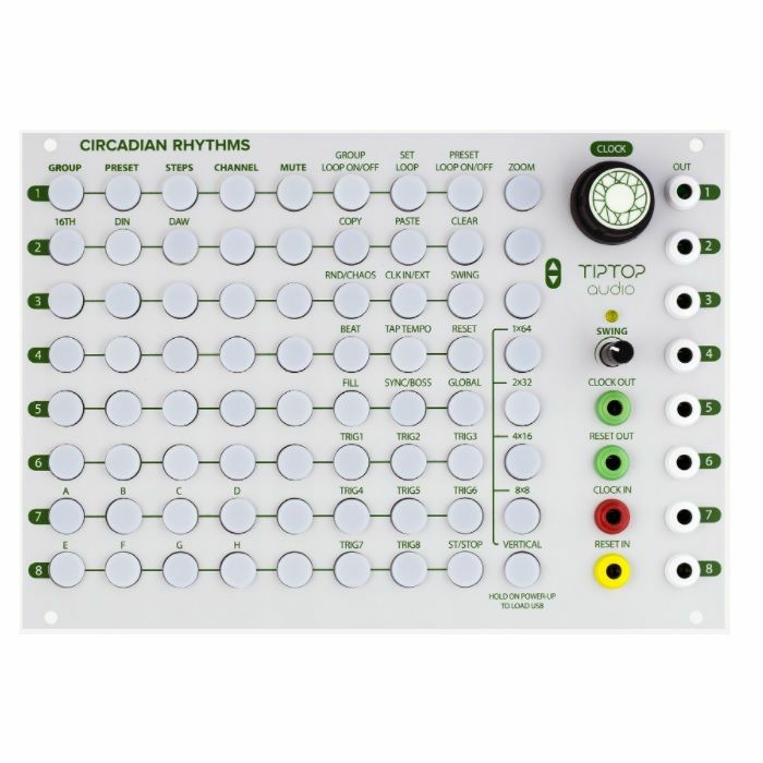 TIPTOP AUDIO - Tiptop Audio Circadian Rhythms Step Sequencer Module (white)