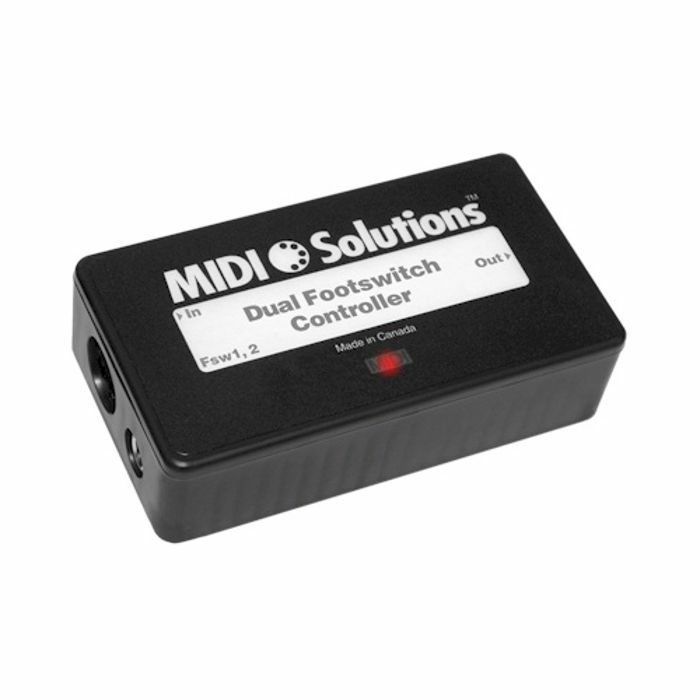 MIDI SOLUTIONS - MIDI Solutions Dual Footswitch Controller