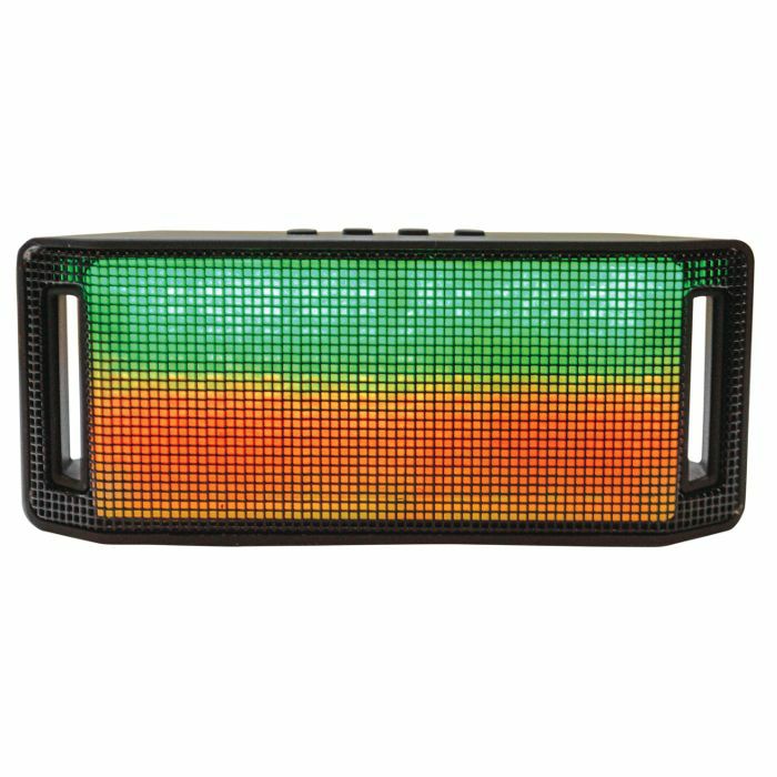 SOUND LAB - Sound LAB 2.0 Portable Bluetooth Disco Party Speaker With LED Flashing Lights (black)