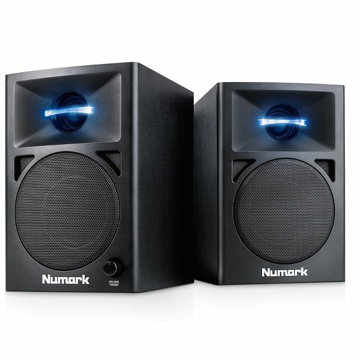 NUMARK - Numark N-Wave 360 3" Powered Desktop DJ Monitors (black)