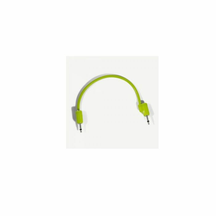 TIPTOP AUDIO - TipTop Audio Stackable Shielded 3.5mm & 1/8'' Jack & Plug Patch Cable (20cm/green/single)