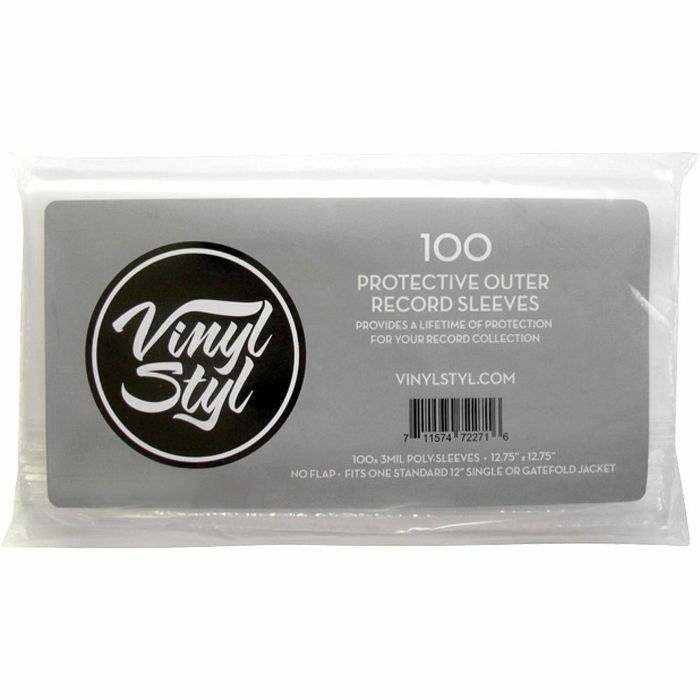VINYL STYL - Vinyl Styl 12" LP Protective Outer Record Sleeves (100 pack)