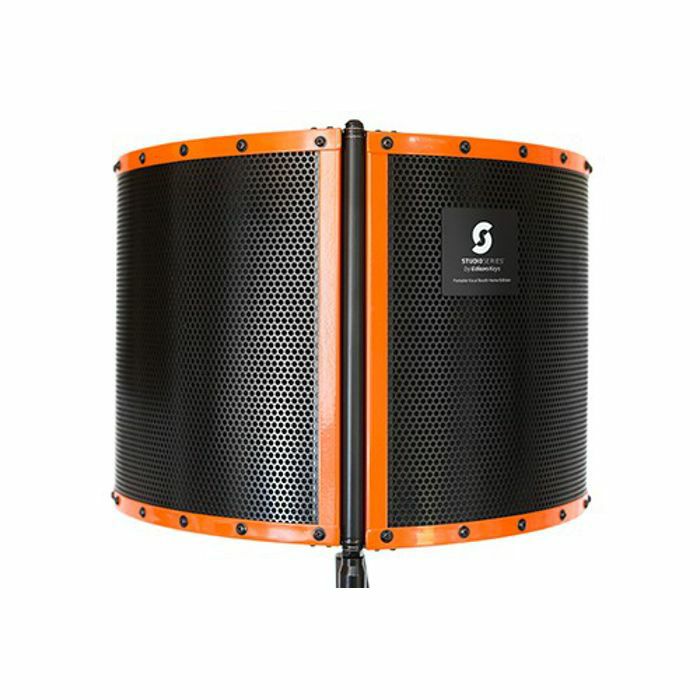 EDITORS KEYS - Editors Keys Portable Vocal Booth Home Edition (black & orange)