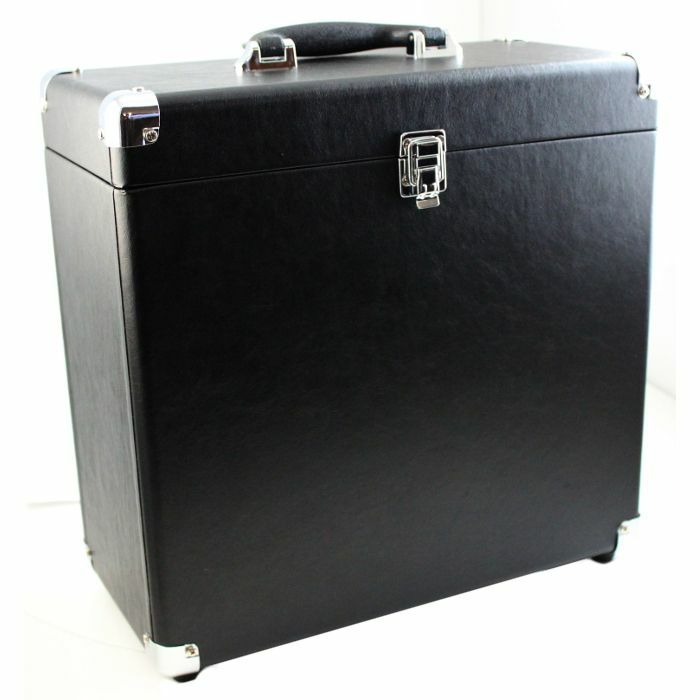 GROOVE SOUND - Groove Sound Portable Record Box (holds 30 vinyl, black)