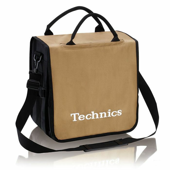 TECHNICS - Technics BackBag 12" Vinyl Record Backpack 45 (gold/white)