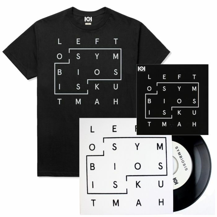 101 APPAREL/LEFTO & KUTMAH - 101 Apparel Symbiosis T-Shirt With 7" & Mix CD (black, medium)