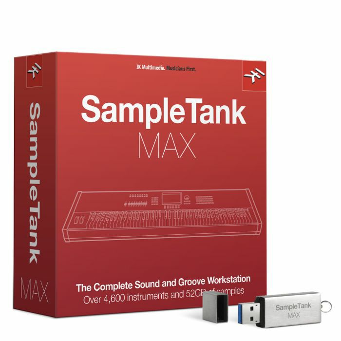 IK MULTIMEDIA - IK Multimedia SampleTank Max Software Bundle (64 bit only, boxed software)