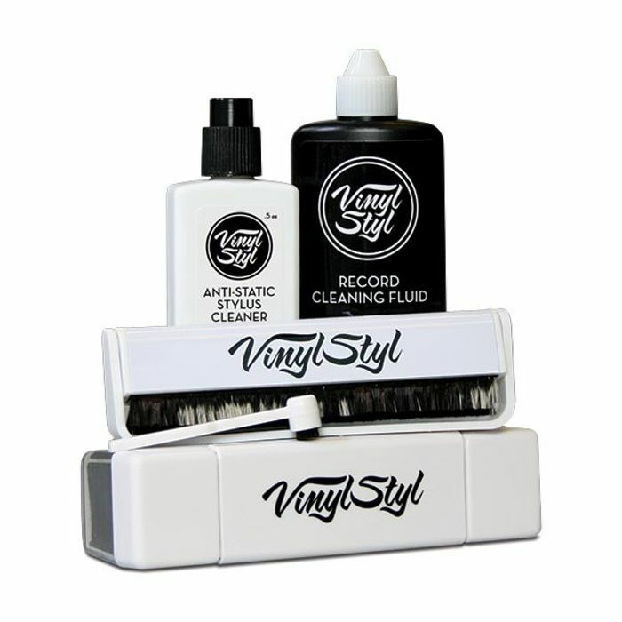 VINYL STYL - Vinyl Styl VS-A-009 Ultimate Record Care Kit With Brush Fluid & Stylus Cleaner