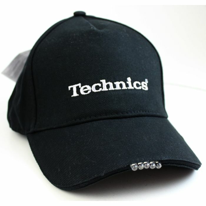 TECHNICS - Technics LED Light Baseball Cap (black with white logo)