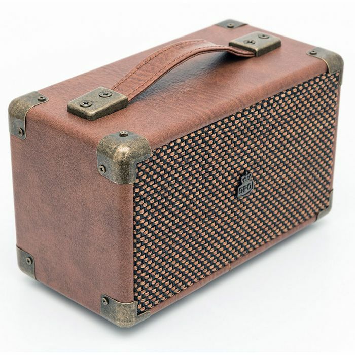 GPO Mini Westwood Rechargeable Battery Powered Bluetooth Speaker (brown)