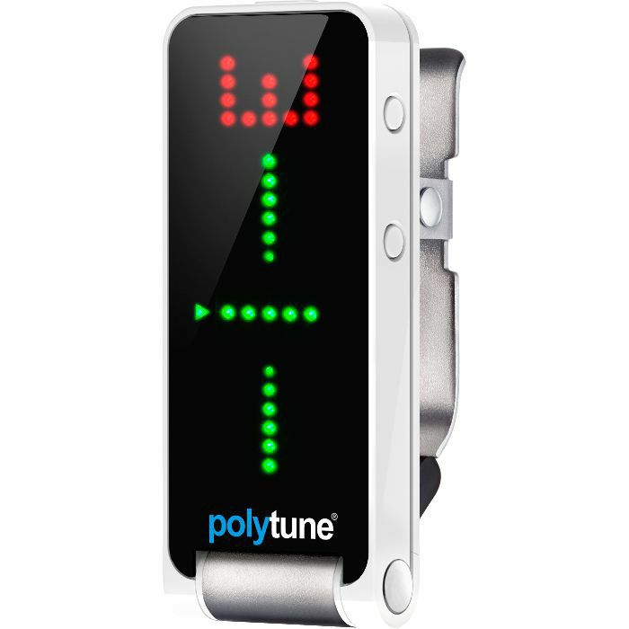 TC Electronic PolyTune Clip Polyphonic Clip On Tuner (white) at Juno