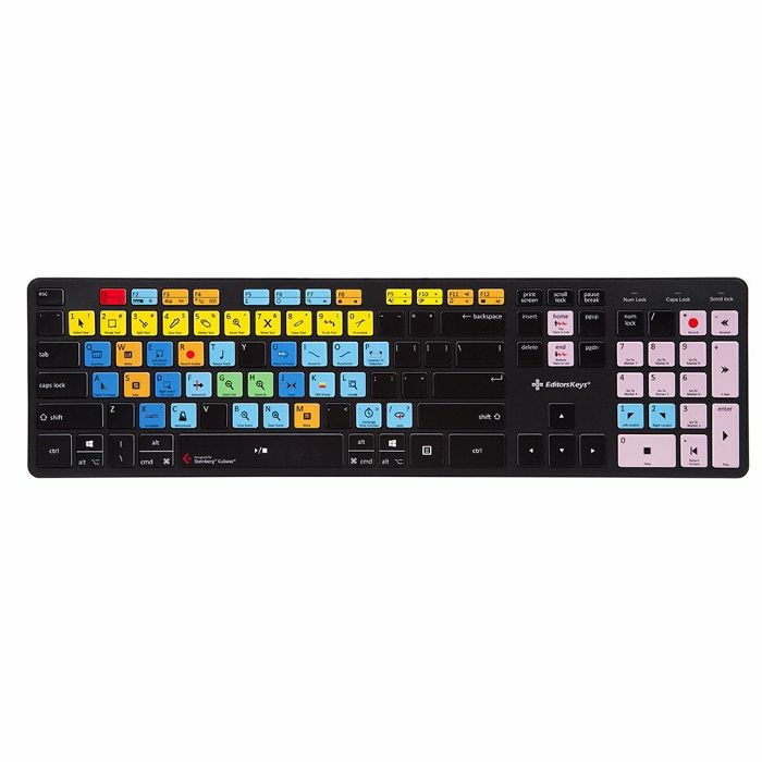 EDITORS KEYS - Editors Keys Slimline PC & Mac Keyboard For Steinberg Cubase (UK keyboard)