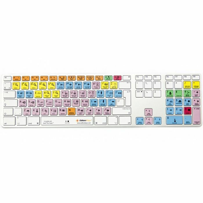 EDITORS KEYS - Editors Keys Genuine Apple Keyboard For Avid Pro Tools (UK keyboard)