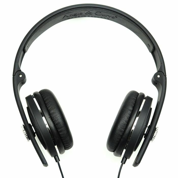 ANGLE & CURVE - Angle & Curve Carboncans Headphones With Mic (carbon black & chrome)